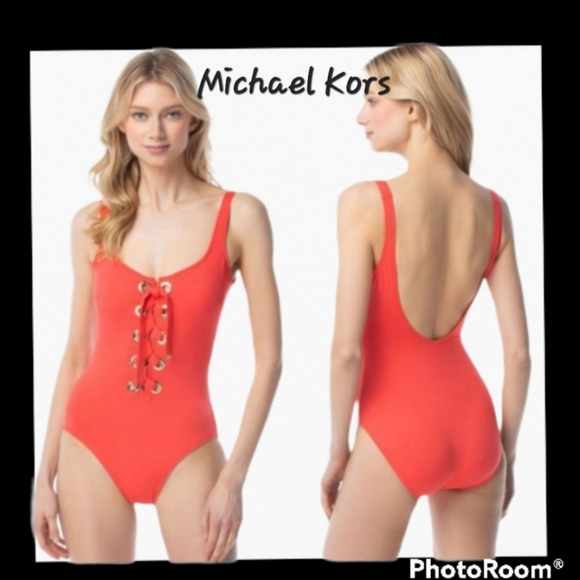 Michael Kors Other - 🤑SOLD🤑MICHEAL KORS LACE UP ONE-PIECE SWIMSUIT